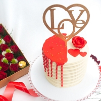 Glossy Love Cake 1kg